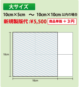 版サイズ 大サイズ