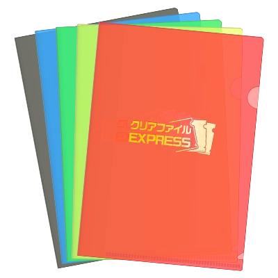 A4サイズ 箔押し印刷 カラーファイル