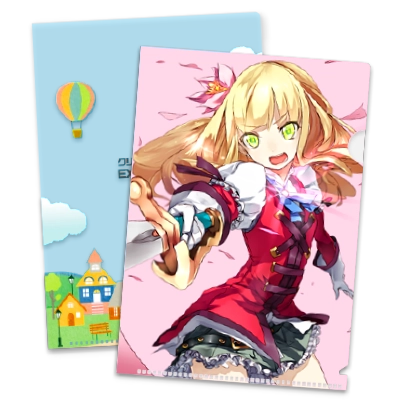 A4サイズ フルカラー印刷 クリアファイル