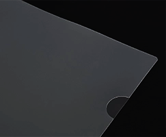 PP素材のクリアファイル印刷